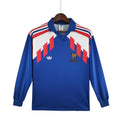 France 1988 Home Retro Jersey Long Sleeve