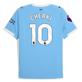 Cherky Manchester City Jersey 2026 (Premier League) – blue and striped retro football jersey front view