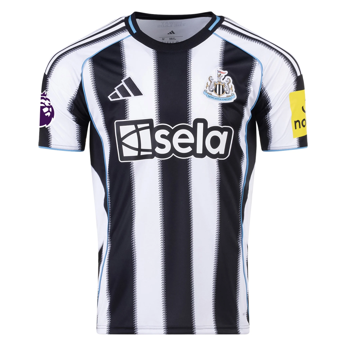 Newcastle United Sandro Tonali Home Jersey 2025/26 – striped retro football jersey back view