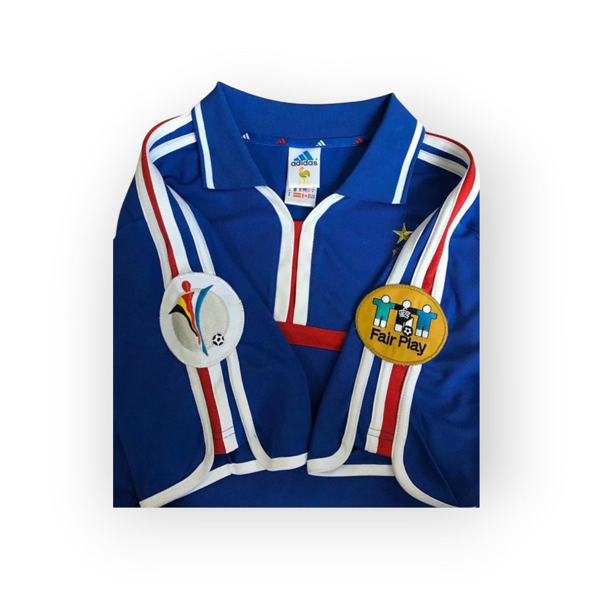 France 2000 Euro Home Jersey Retro