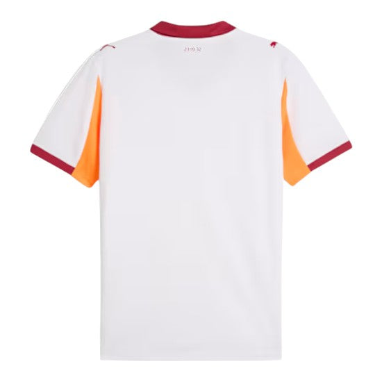 Galatasaray Away Jersey – white retro football jersey back view