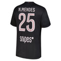 PSG Nuno Mendes 4th Kit 2025/26 (Ligue 1) - Jordan – retro football jersey front view