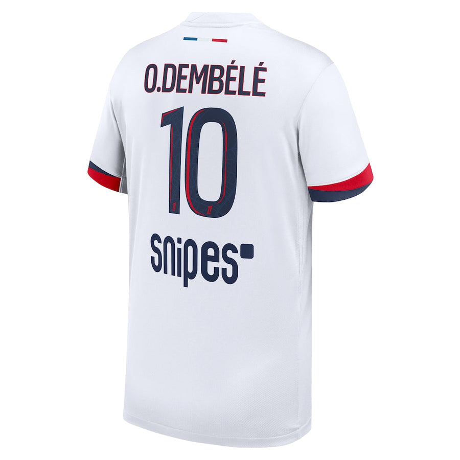 PSG Dembélé Away Kit 2025/26 (Ligue 1) – retro football jersey front view