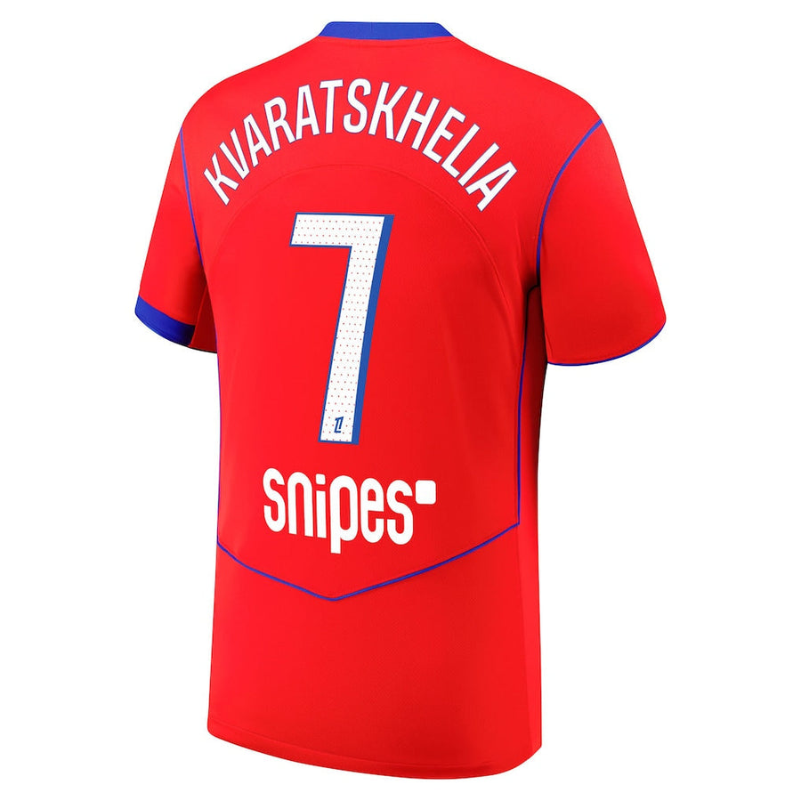 PSG Kvaratskhelia 3rd Kit 2025/26 (Ligue 1) – retro football jersey front view